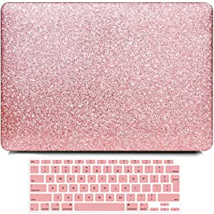 BELKA Compatible with MacBook Air 13 Inch Case (Model:A1369 & A1466, Older Version 2010-2017 Release), 3D Effect Smooth Scratch Resistant Snap on PC Hard Case with Keyboard Cover