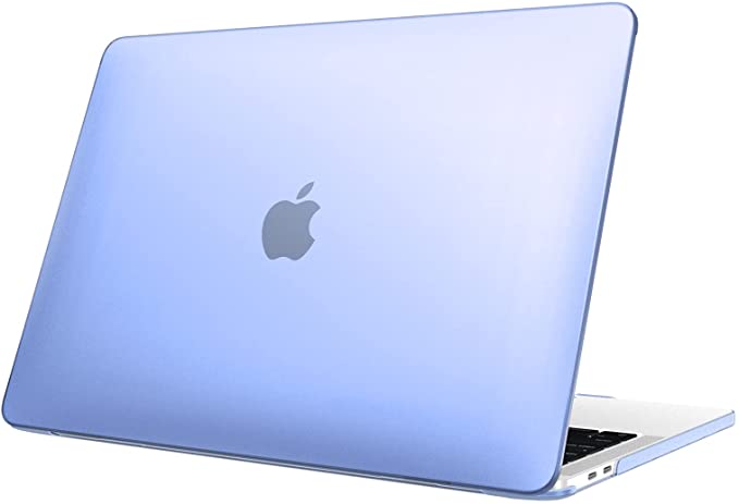 Fintie Case for MacBook Pro 13 Inch A2338(M1) A2251 A2289 A2159 A1989 A1706 A1708 - Snap On Hard Shell Case Cover for MacBook Pro 13 2016-2020 Release with/Without Touch Bar, Frost Blue
