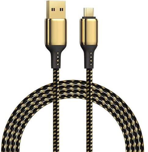 WIWU GD-102 USB To Micro 18K 20W Data Cable, Golden - 2m